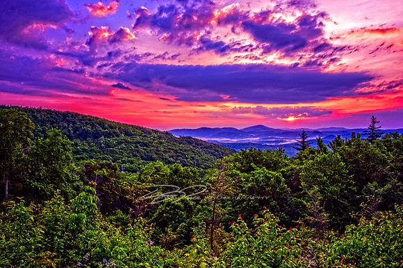 Along the Blue Ridge Parkway near Grandfather Mt.