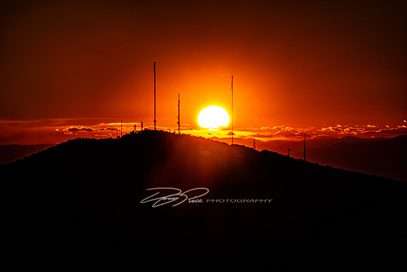Sauratown Mountain Sunset