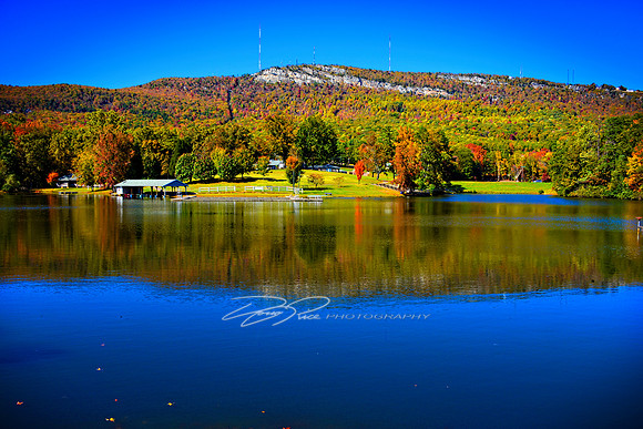 Sauratown Mountain from YMCA Camp Hanes