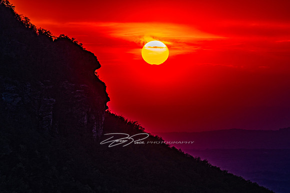 Sunset with Moore's Knob